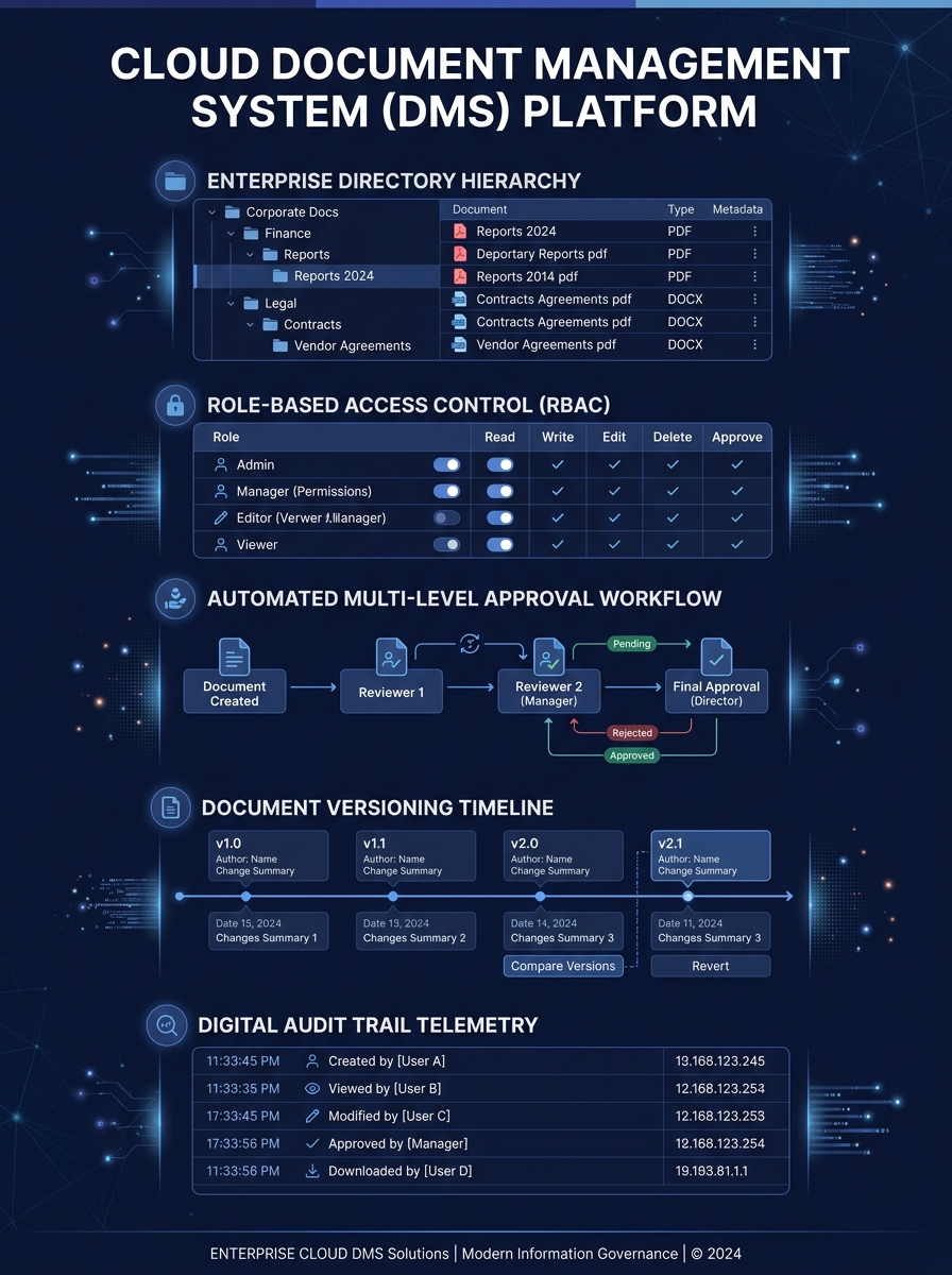 Enterprise Document Management System Interface